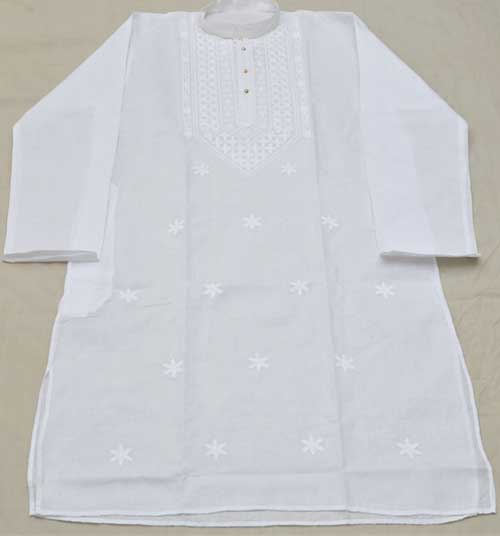 Chikan kurta for baby boy sales
