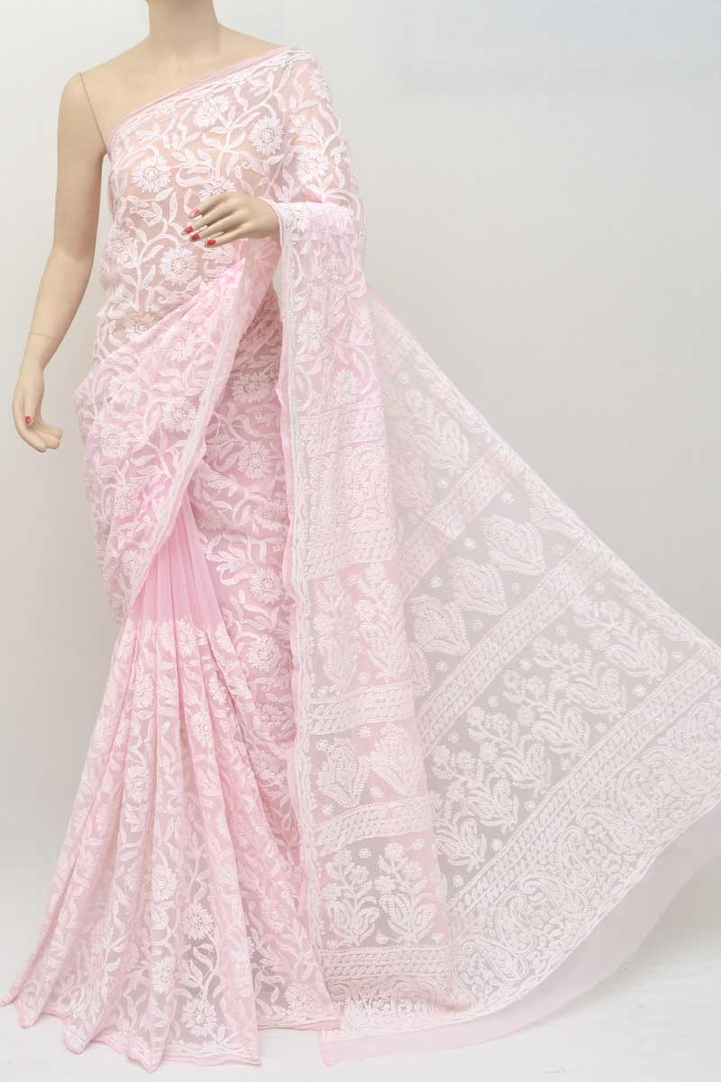Powder pink fabulous sequins saree for party look - G3-WSA51755 |  G3fashion.com