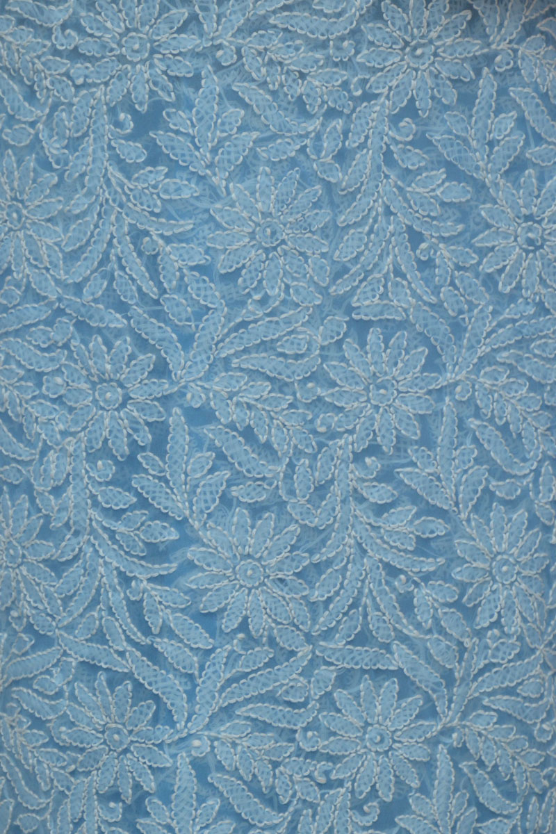 georgette chikankari fabric online