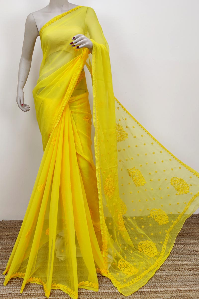 Breathable Skin Friendly Yellow Full Sleeve Cotton Long Straight Chikan  Kurti For Women at Best Price in Vijayapura | Colours Women Clothing Store