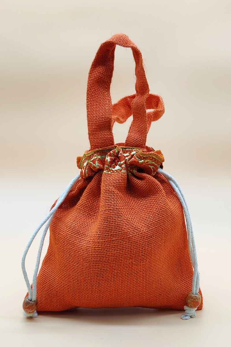 Jute Drawstring Bag - MC251261