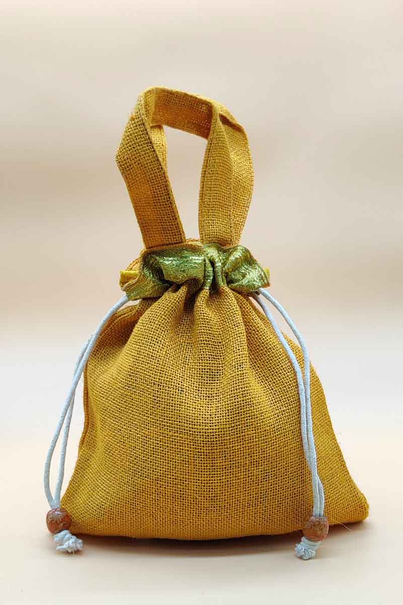 Jute Drawstring Bag - MC251262